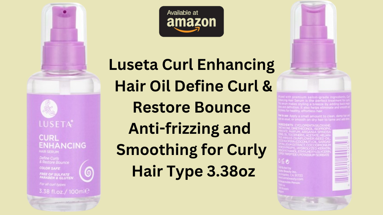 Luseta Curl Enhancing Hair Oil: Hair Curling Oil