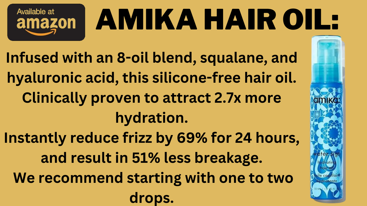 Amika Hair Oil: Unseal Radiant Hair